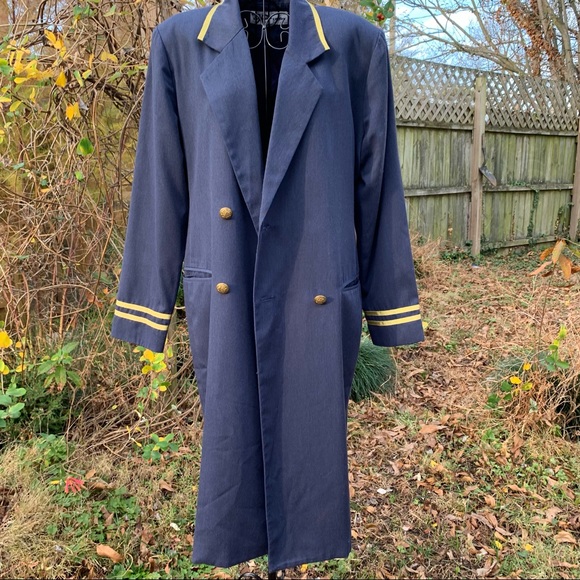 Vintage Stephanie Cueller Military Inspired Trench - Picture 3 of 15